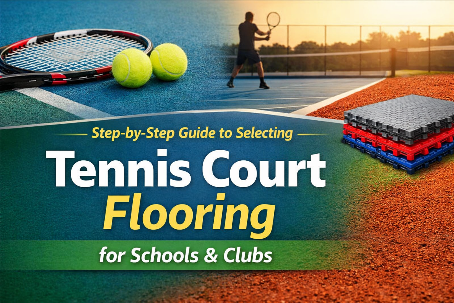 best tennis court flooring